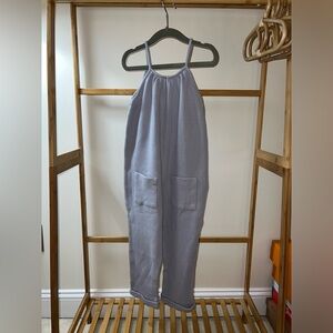 Zara Waffle Knit Bodysuit Blue Gray Size 3-4T